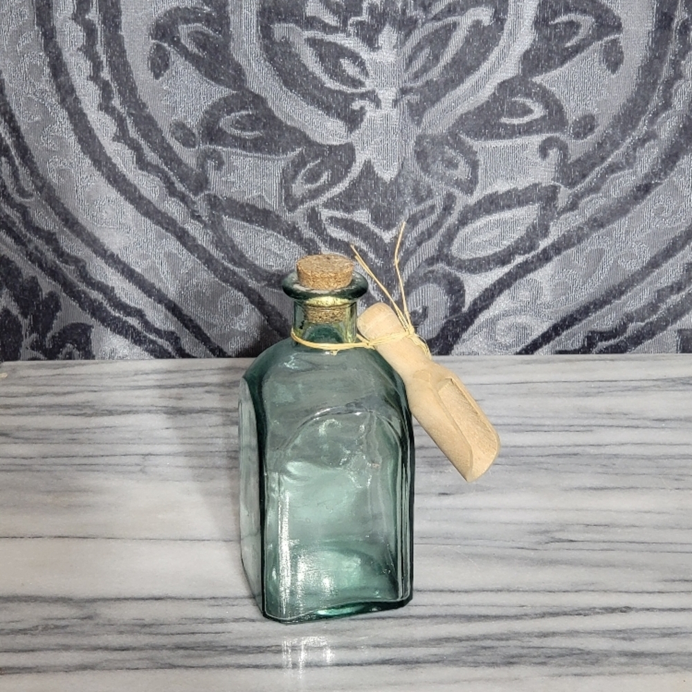 Vintage Glass Bottle with Cork